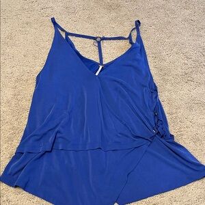 Free People Royal Blue Camisole Top